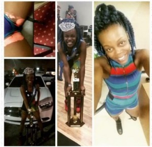 CRAZY VIDEO: This UON Lady lits up fire on her private Parts in a night club