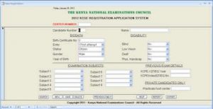 KNEC KCSE Registration