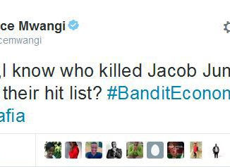 Boniface Mwangi knows who killed JACOB JUMA in cold blood