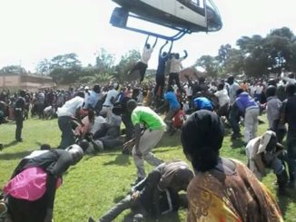 Bungoma Man Falls off from Flying Chopper but escapes death
