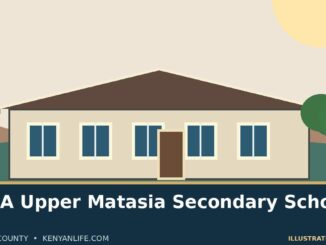 Concept school illustration for PCEA Upper Matasia Secondary School; not a real campus photograph