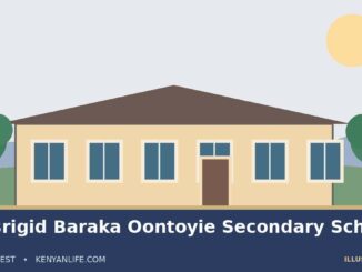 Illustrative fictional Kenyan school campus for Baraka Oontoyie Secondary School, not a photograph of the actual school
